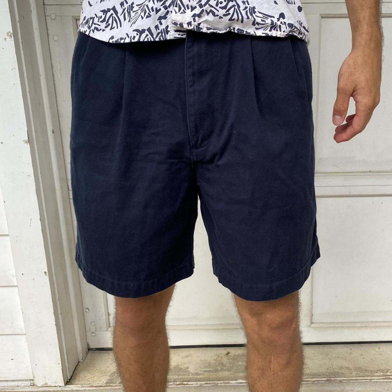 Ralph Lauren Navy Blue cotton shorts 32 Depop