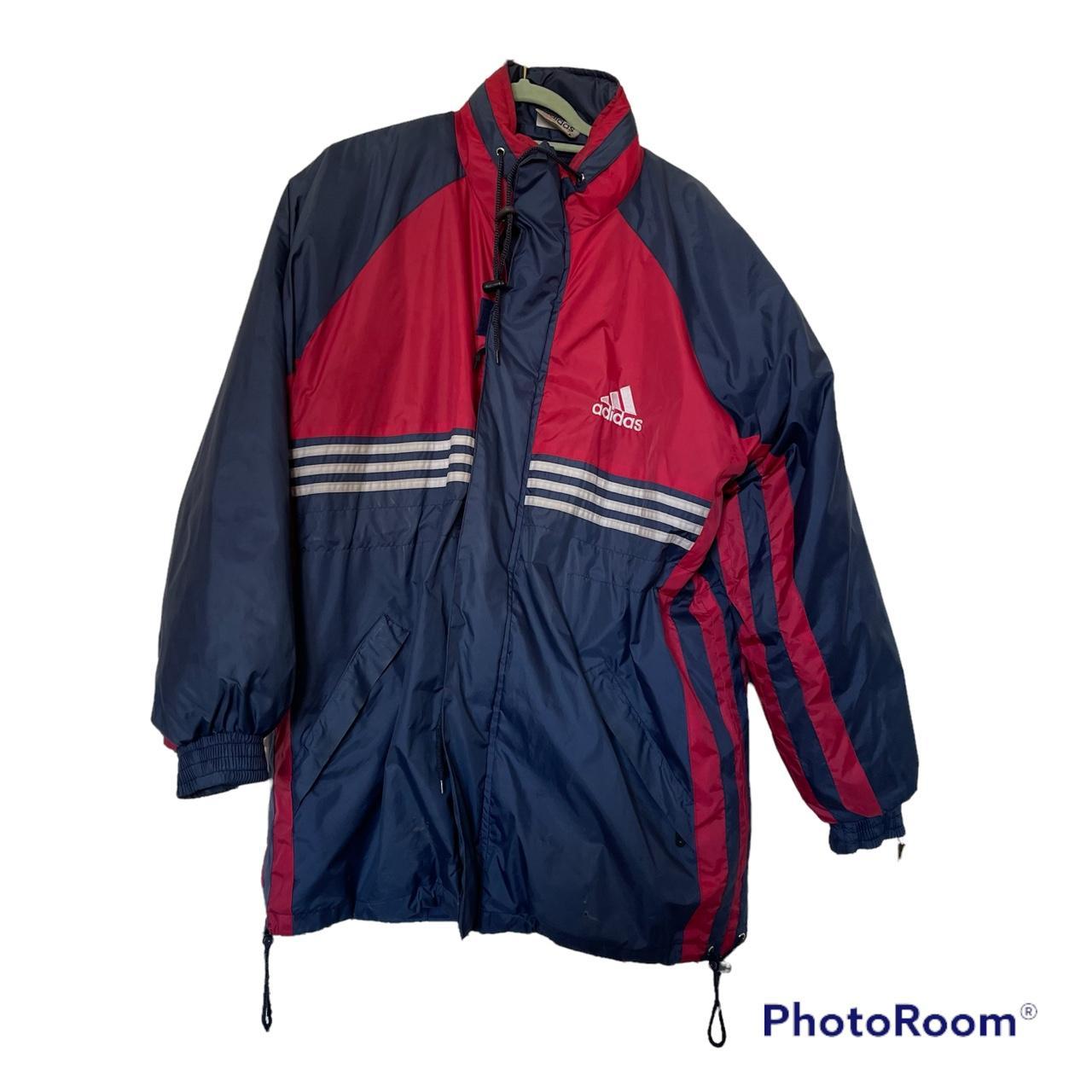 adidas red and blue jacket