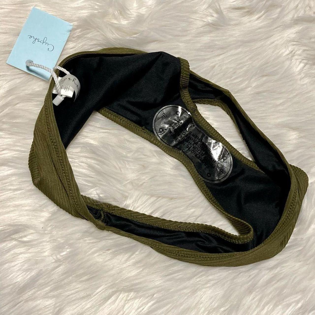 Cupshe Women's Green Bikiniandtankinibottoms Depop