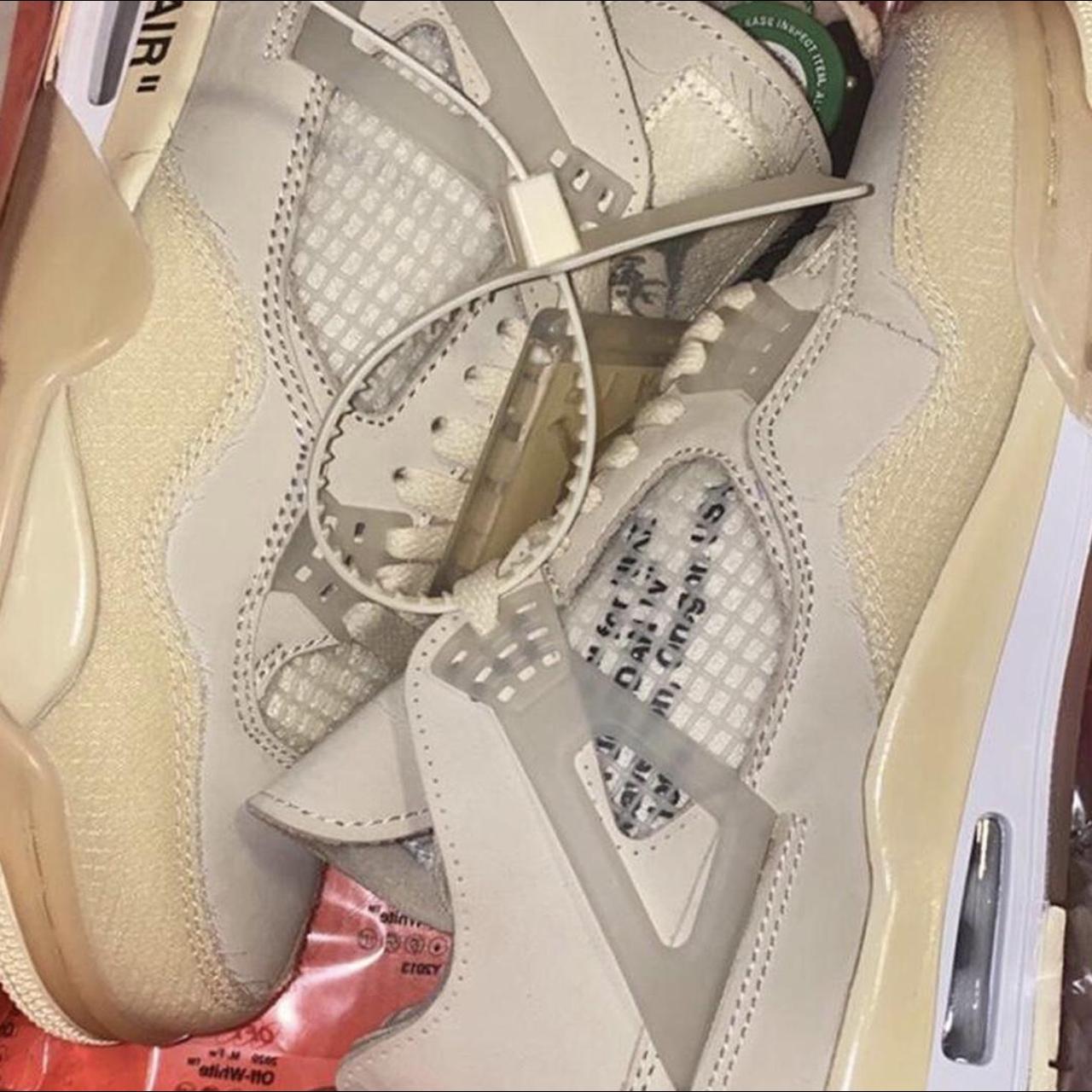 nike off white jordan 4 cream