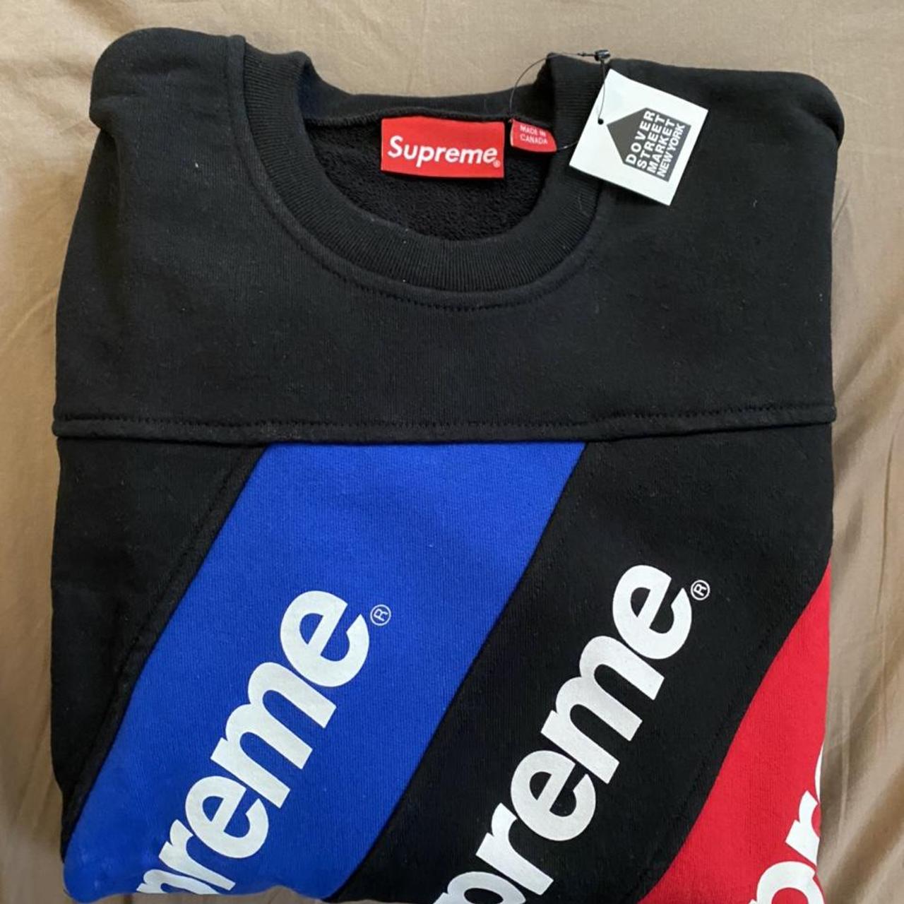 supreme athletic split crewneck