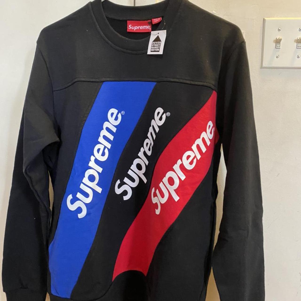 supreme athletic split crewneck