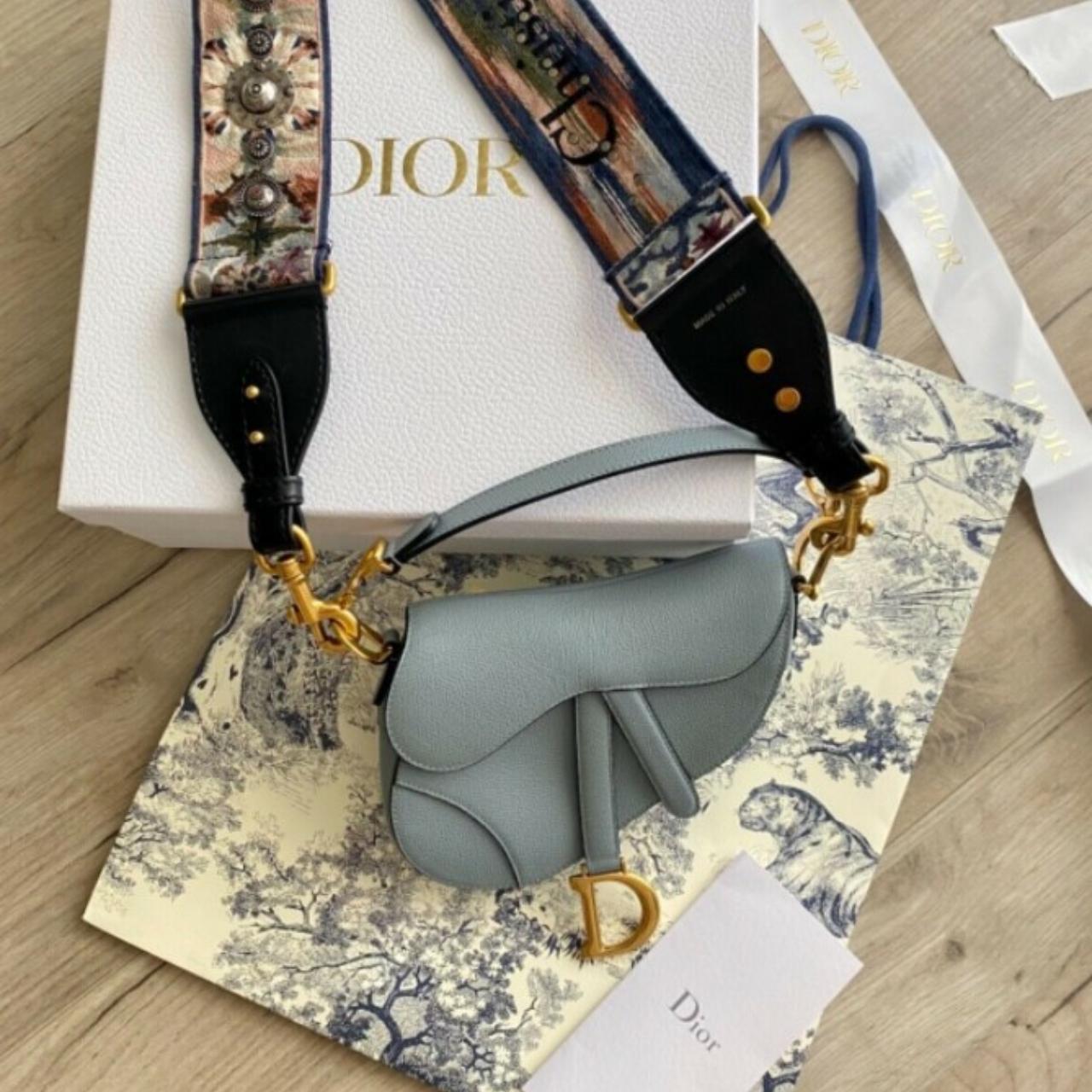 Dior 2019 Saddle Bag Mini Calf With Limited Dior... - Depop