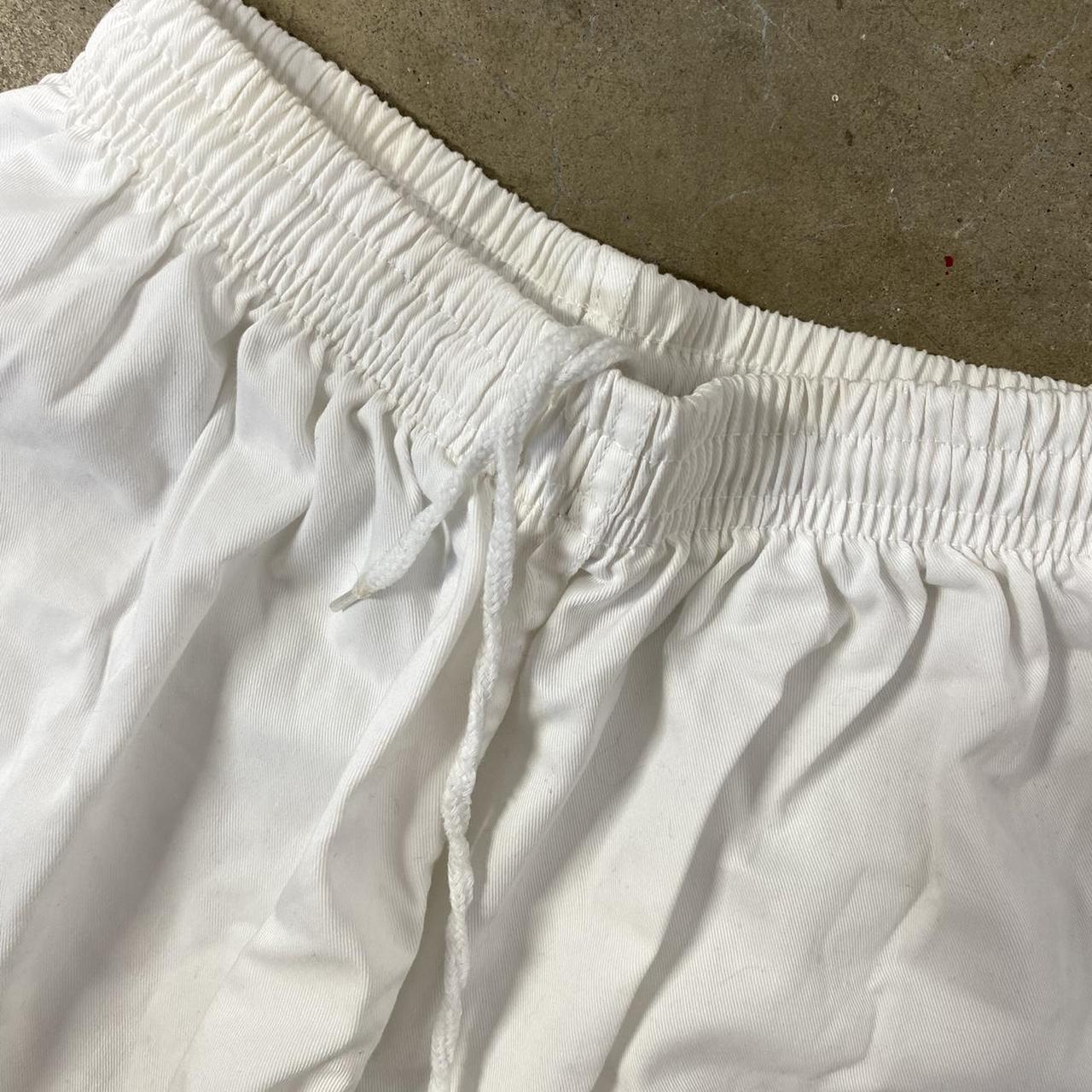 vintage white baggy wide leg pants i think these... - Depop