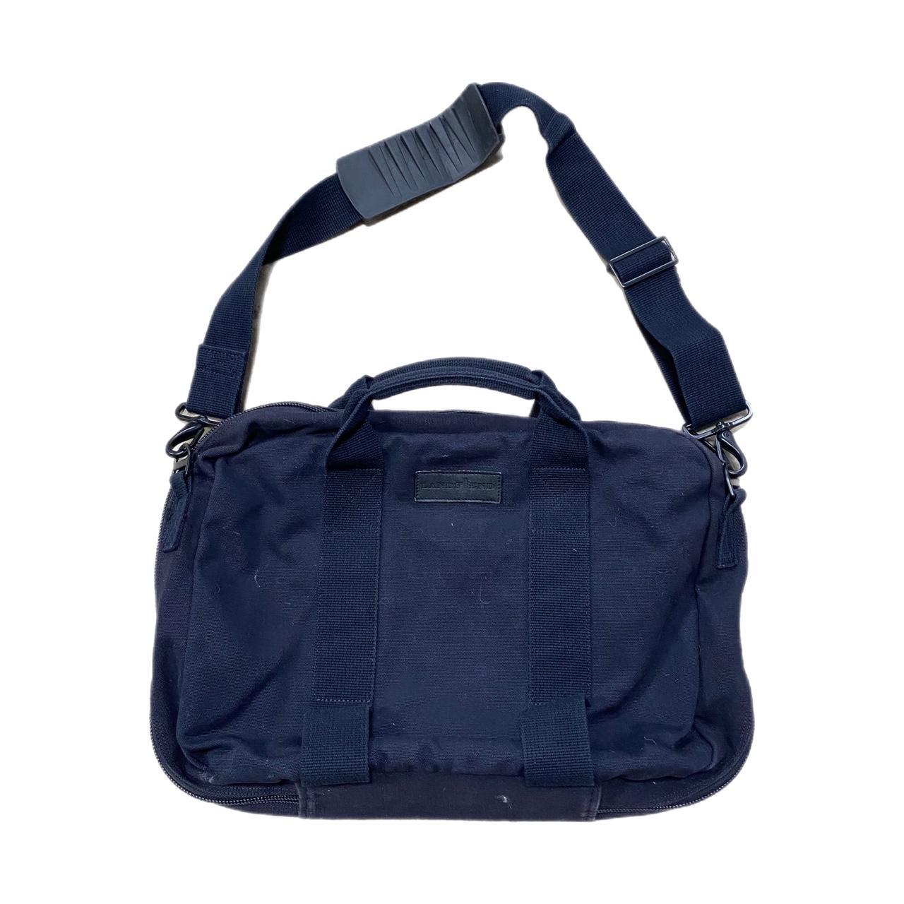 Lands' End Men's Navy and Blue Bag Depop