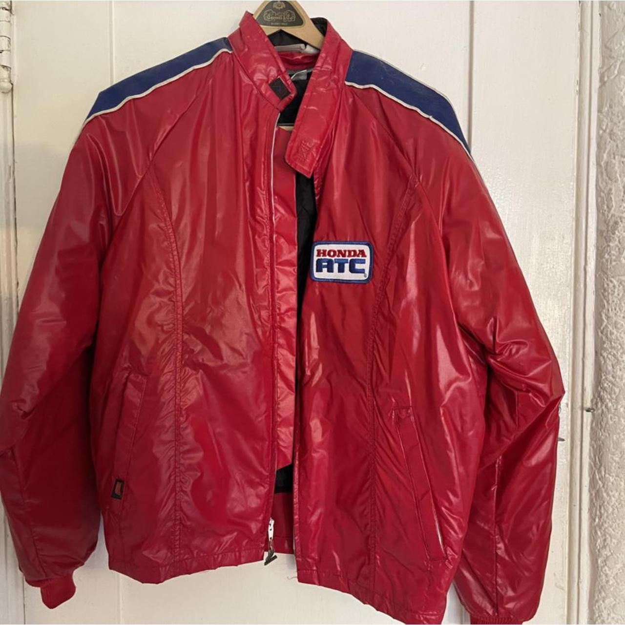 Vintage 80s RARE Red Hondaline Honda ATC Depop