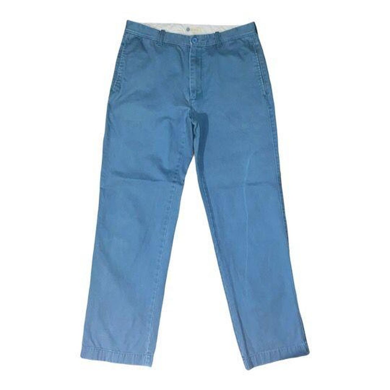 J.Crew Men's Blue Trousers Depop