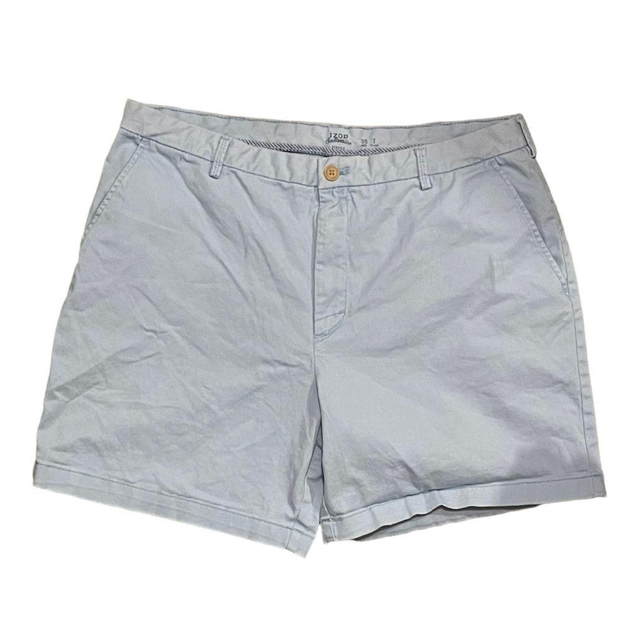 Mens Izod Salt Water Stretch Shorts Size 38 inseam... - Depop