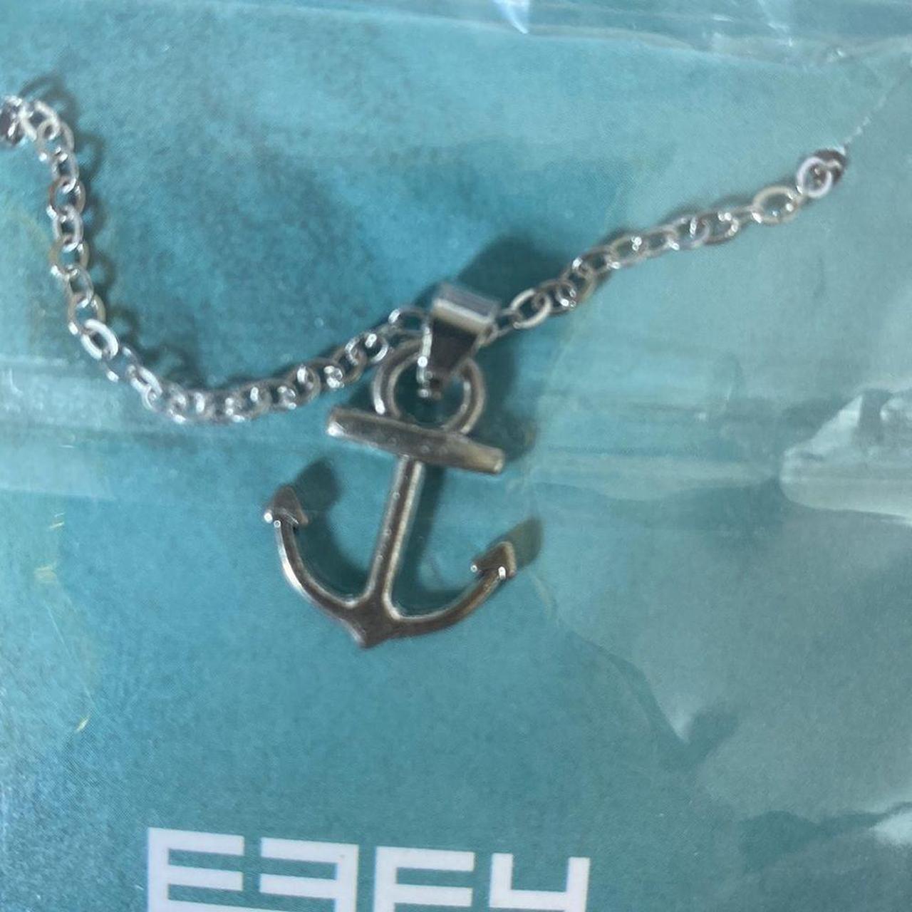 Effy Silver Tone Anchor Pendant Necklace New in Packaging | eBay