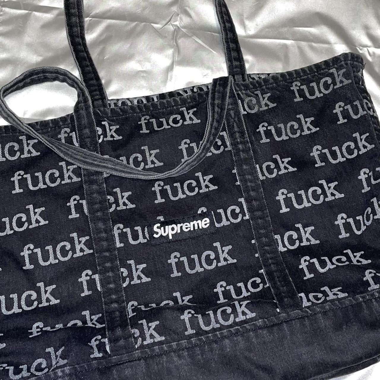 Supreme - Supreme Fuck Denim Tote Bag 黒の+betonsst24.ru