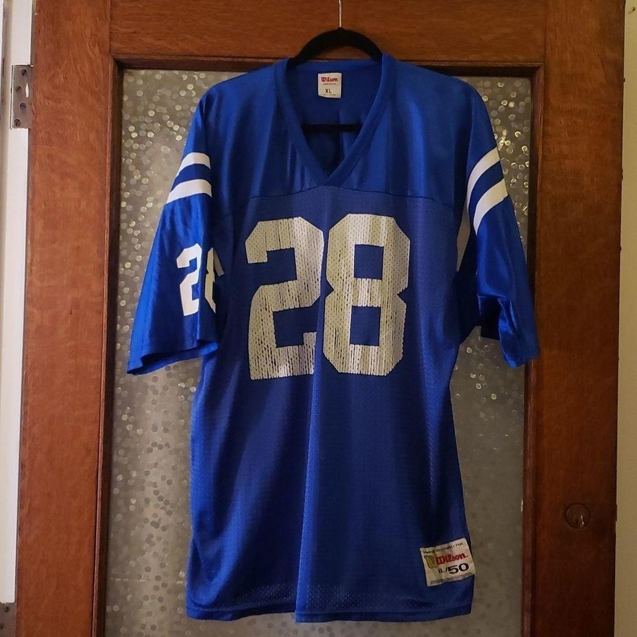 Indianapolis Colts Marshall Faulk Jersey Size Depop