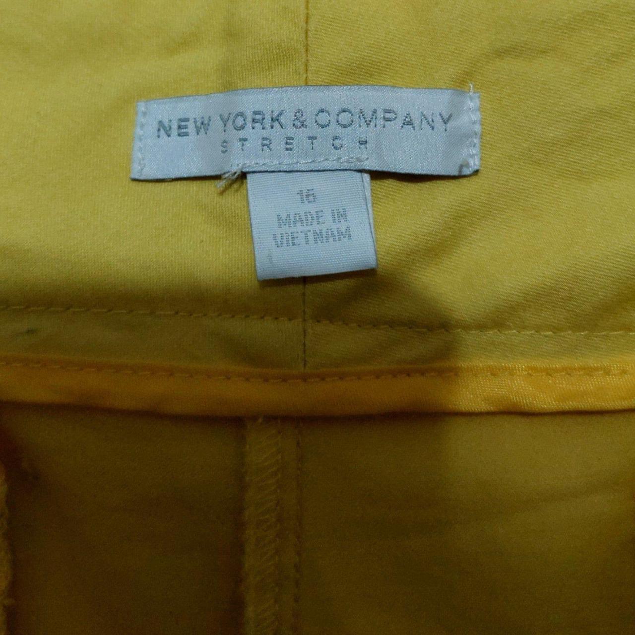 New York & Company Women's Yellow Shorts | Depop