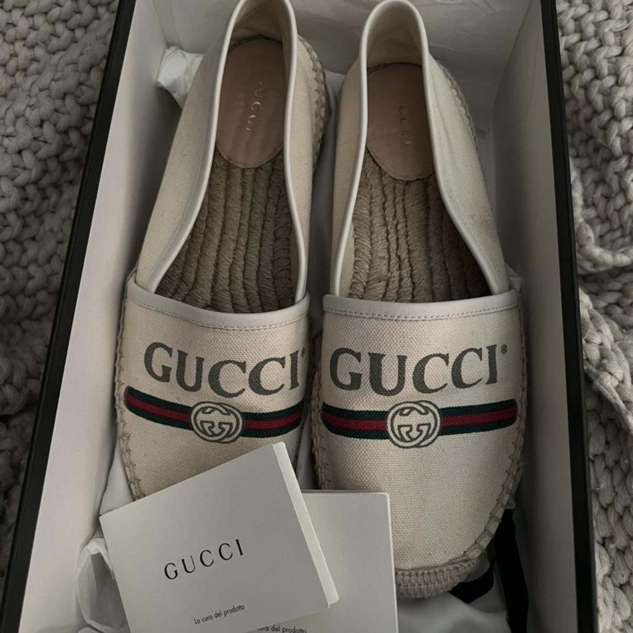 Authentic Gucci espadrilles ❤️ worn twice, comfy and - Depop