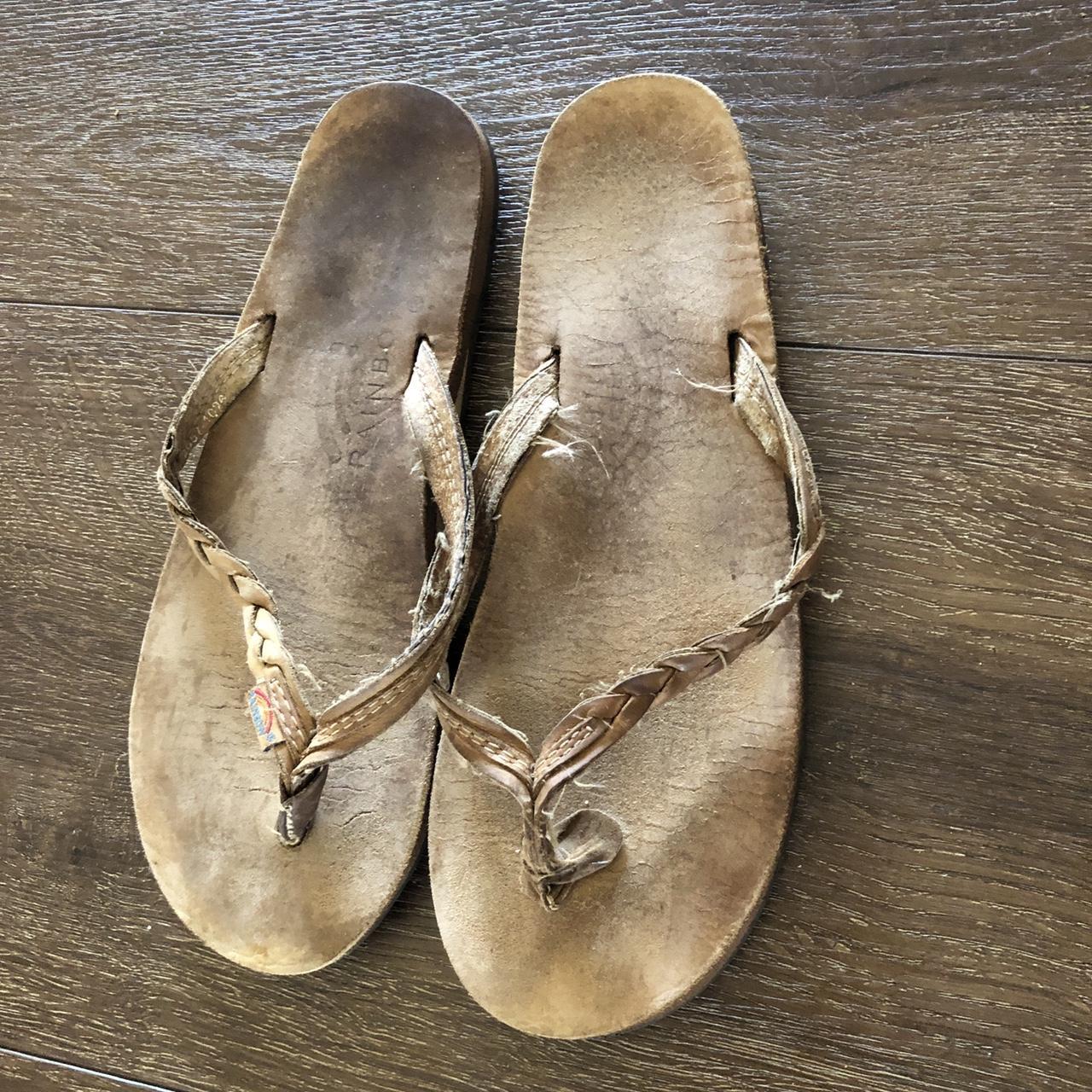 Rainbow Sandals Women's Leather Flirty Braid Depop