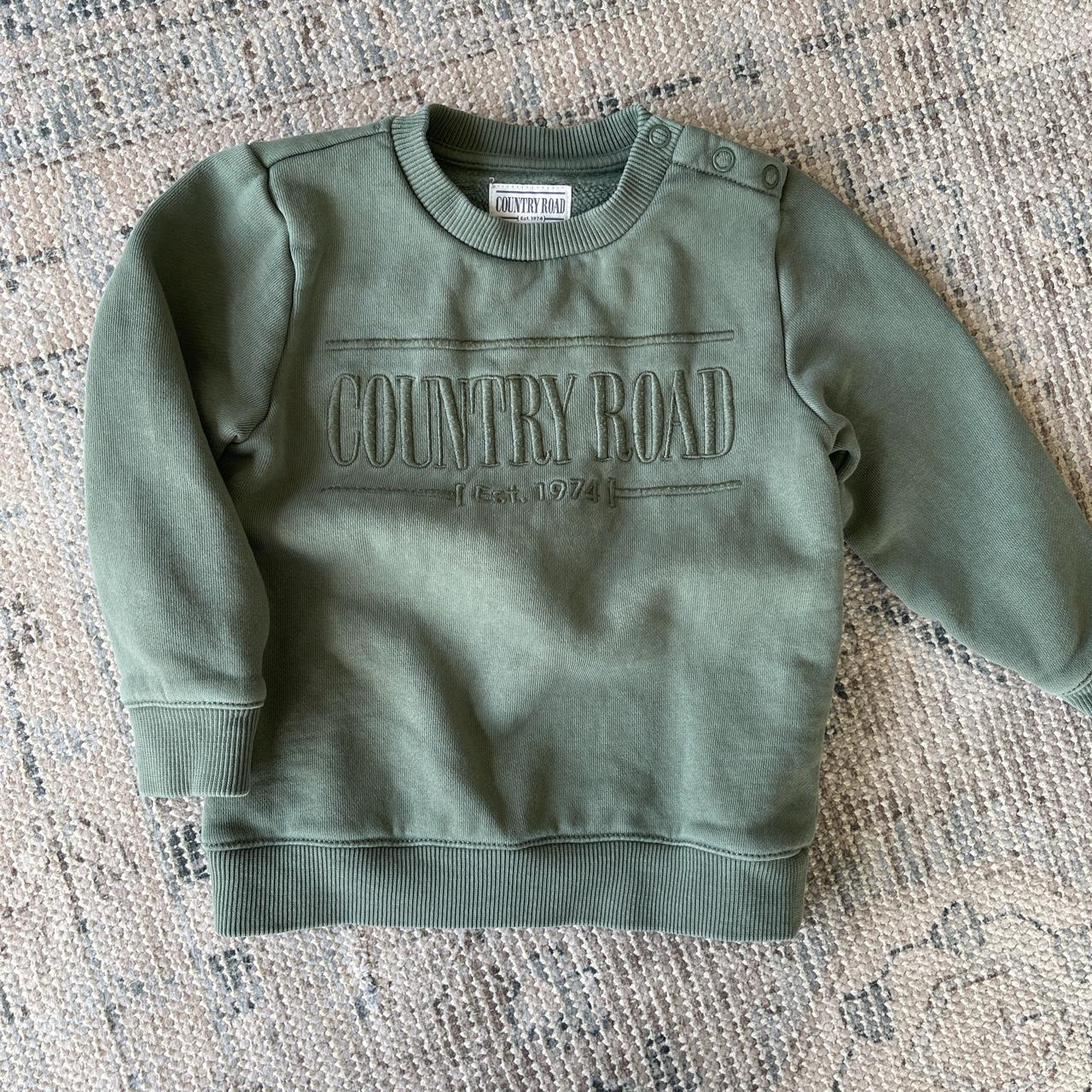 country road jumper green