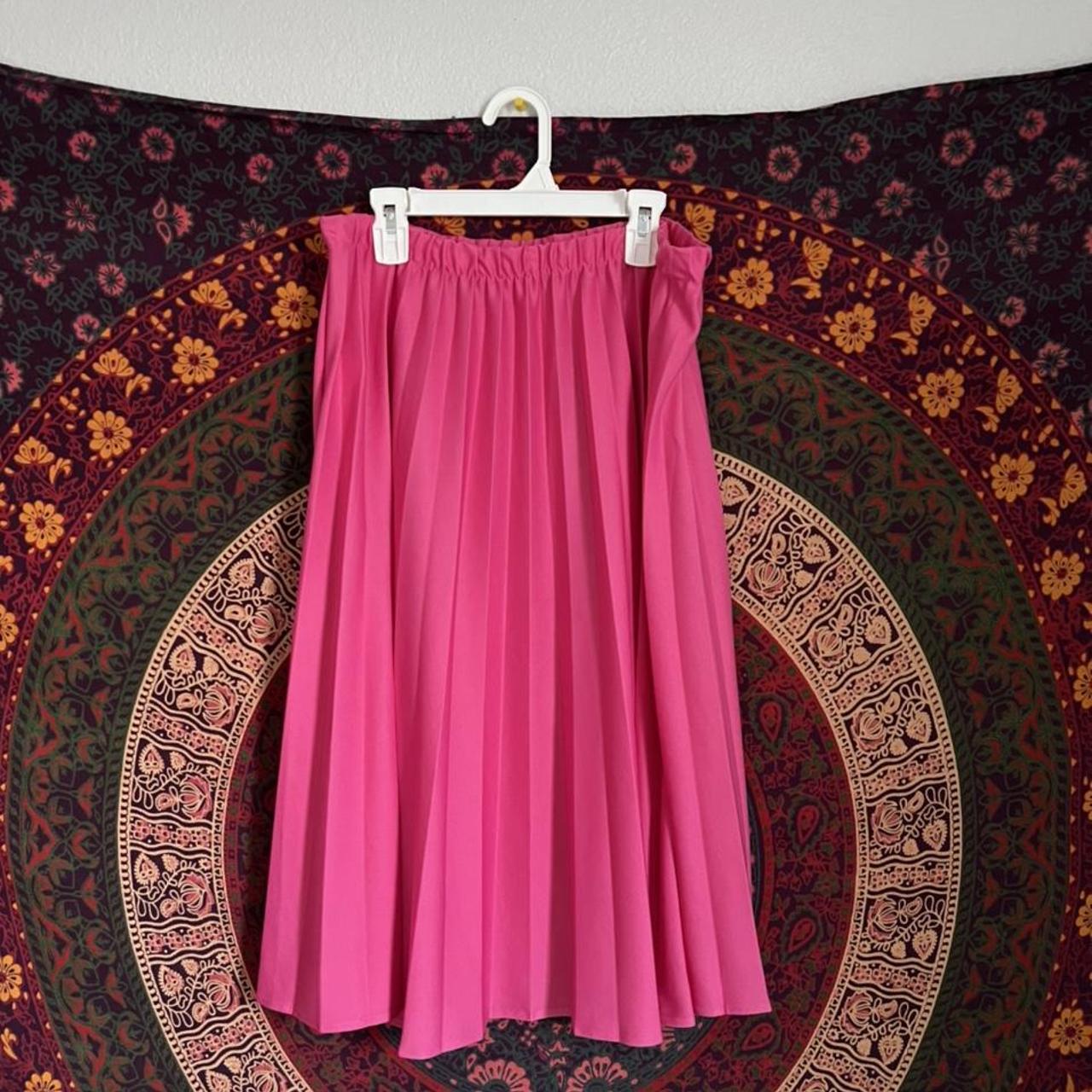 Pink 80s blair skirt waist is about 31 inches Depop