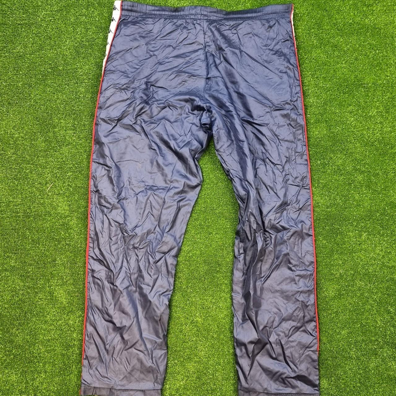 Vintage kappa poly shellsuit track bottoms joggers... - Depop