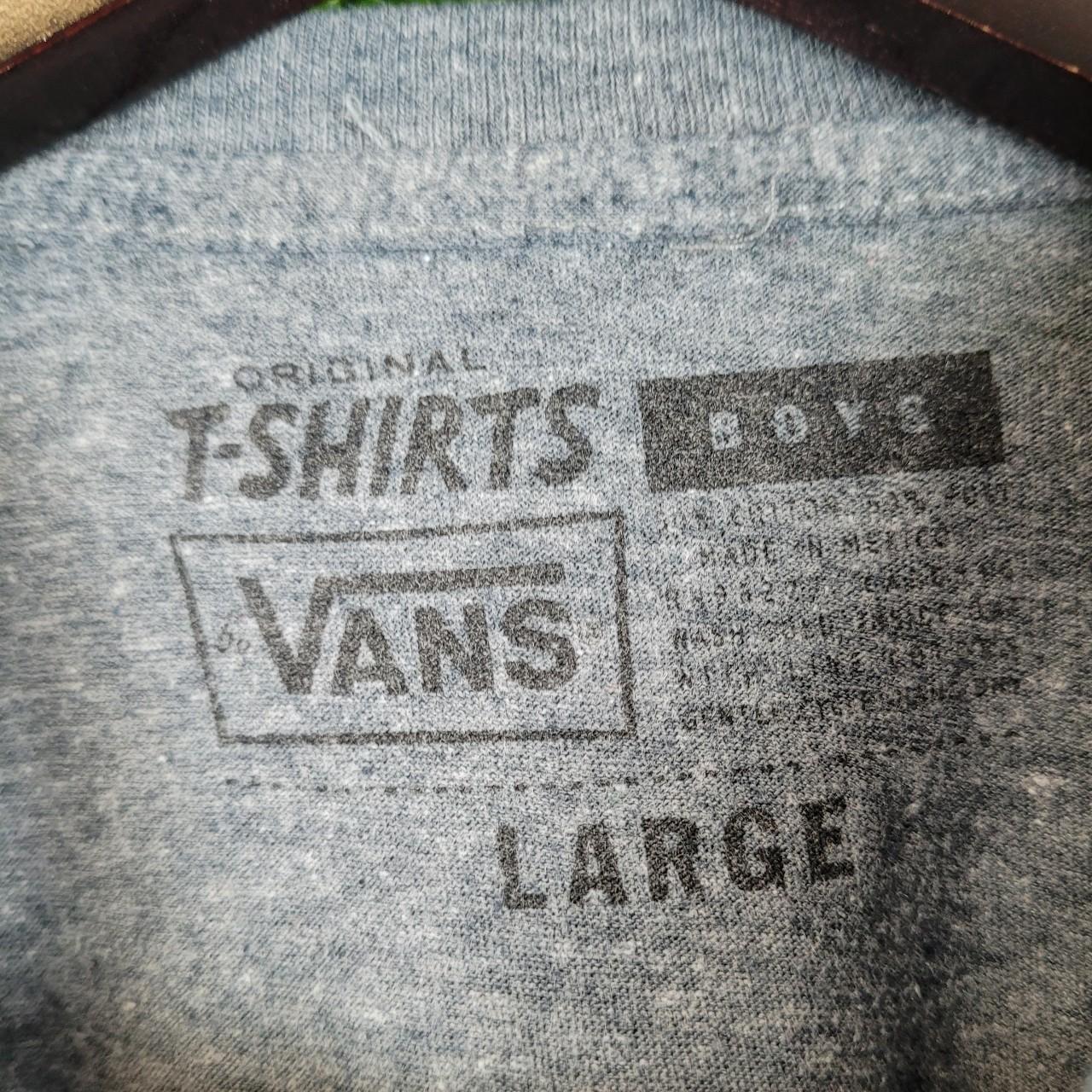 Vans t-shirt with awesome large Vans Off The Wall... - Depop