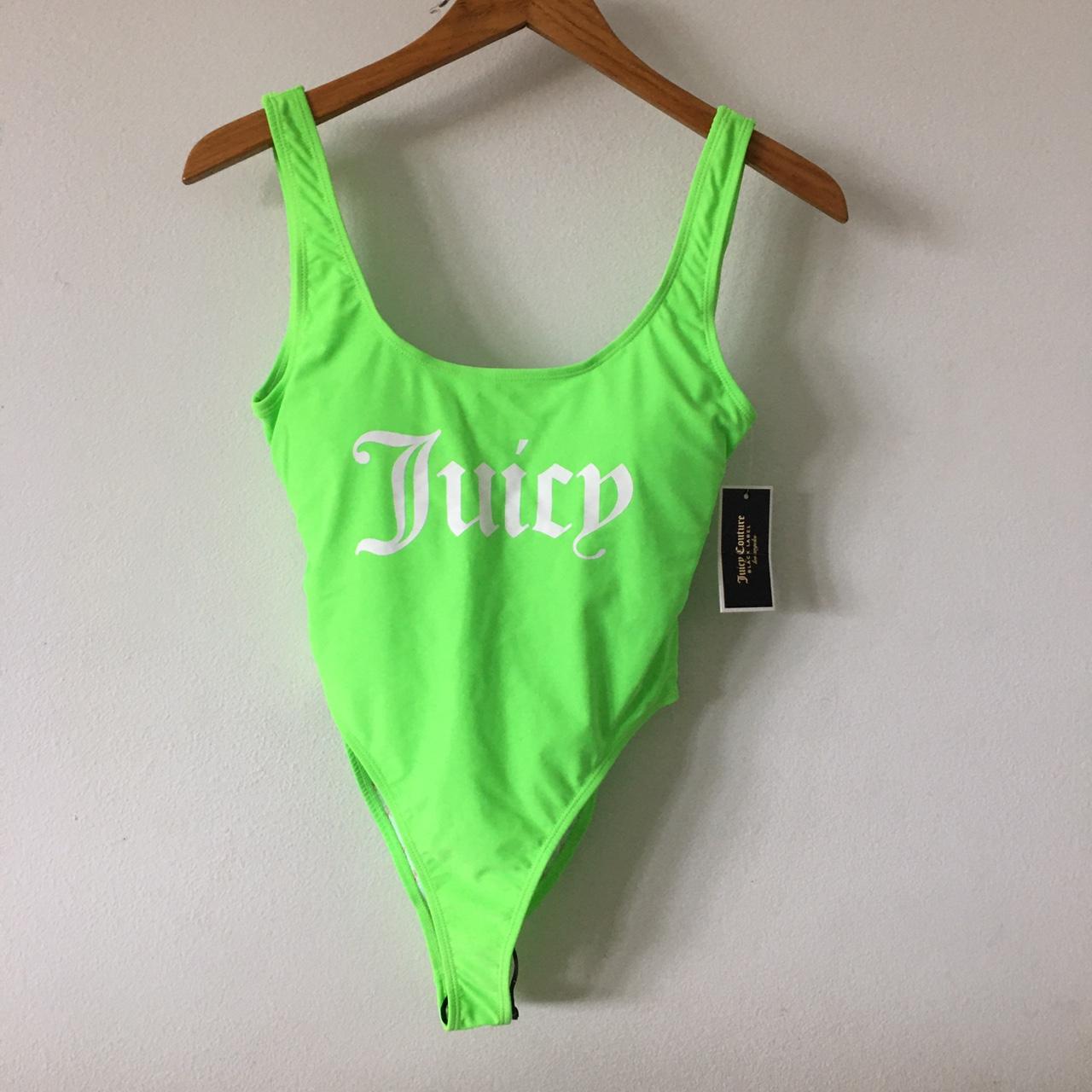 juicy couture ワンピース水着 Juicy Couture Womens One-Piece Swimsuit With Foil Verbiage