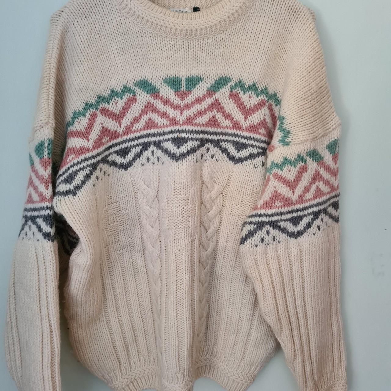 Peter Werth mens small vintage jumper wool knitwear... - Depop