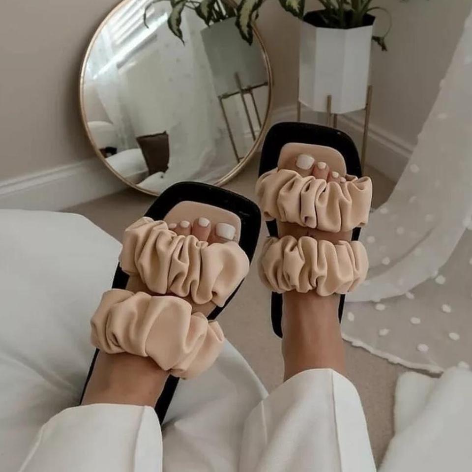 Mango ruffle sandals new arrivals