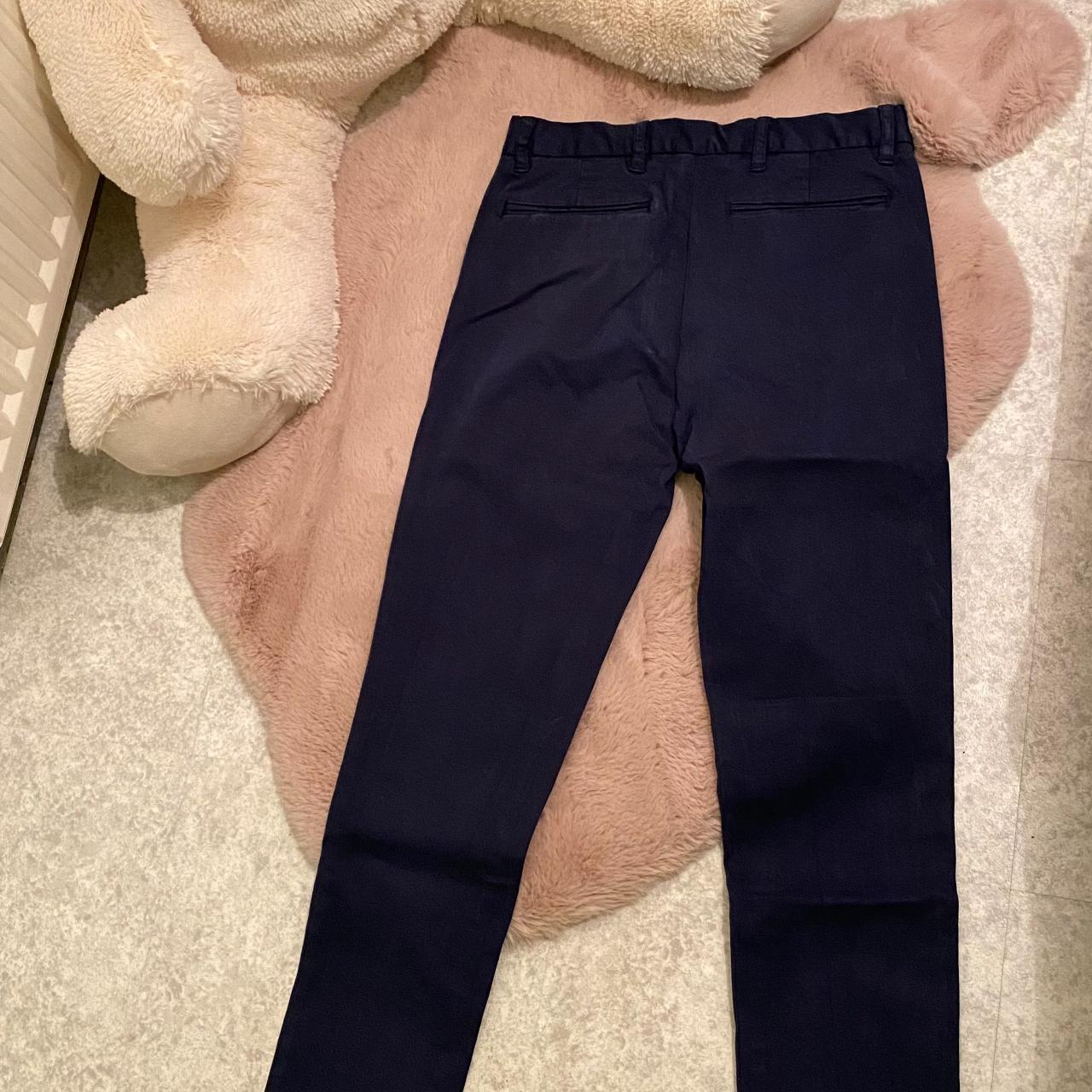 This dark blue Celio pants is perfect for a chic... - Depop