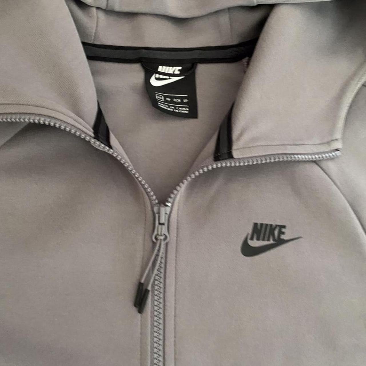 Nike tech fleece tracksuit gunsmoke grey hoodie and... - Depop