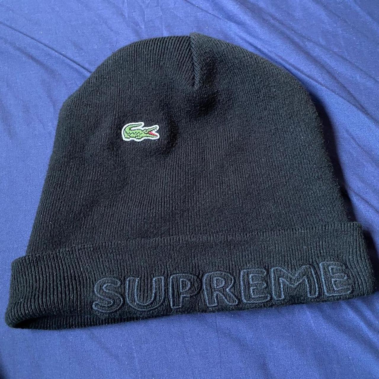 supreme x lacoste cap twill 6 panel