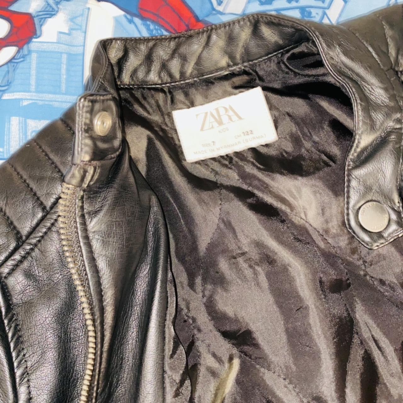 Biker nero giubbotto bambino Zara Simil Depop