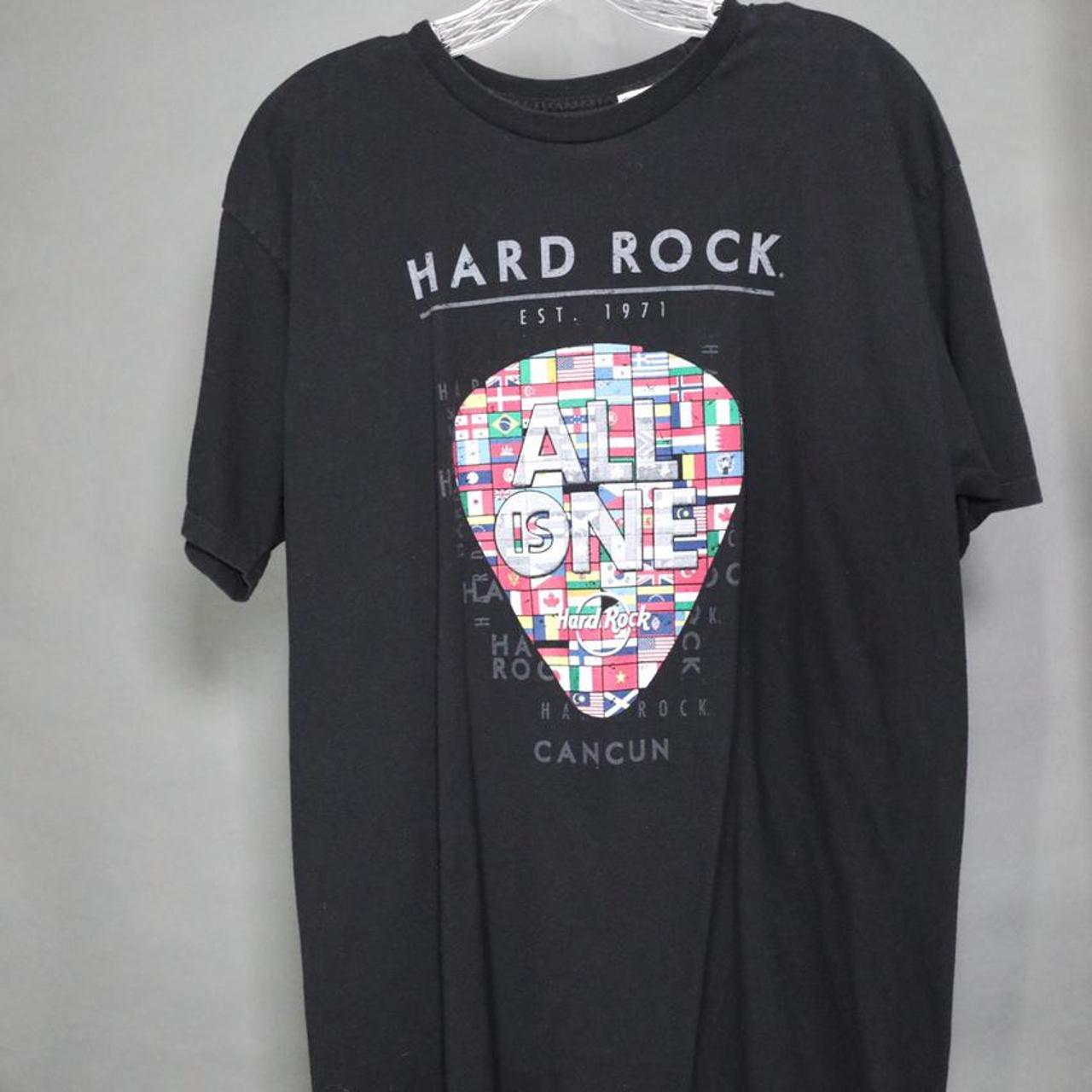 hard rock cafe flag t shirt