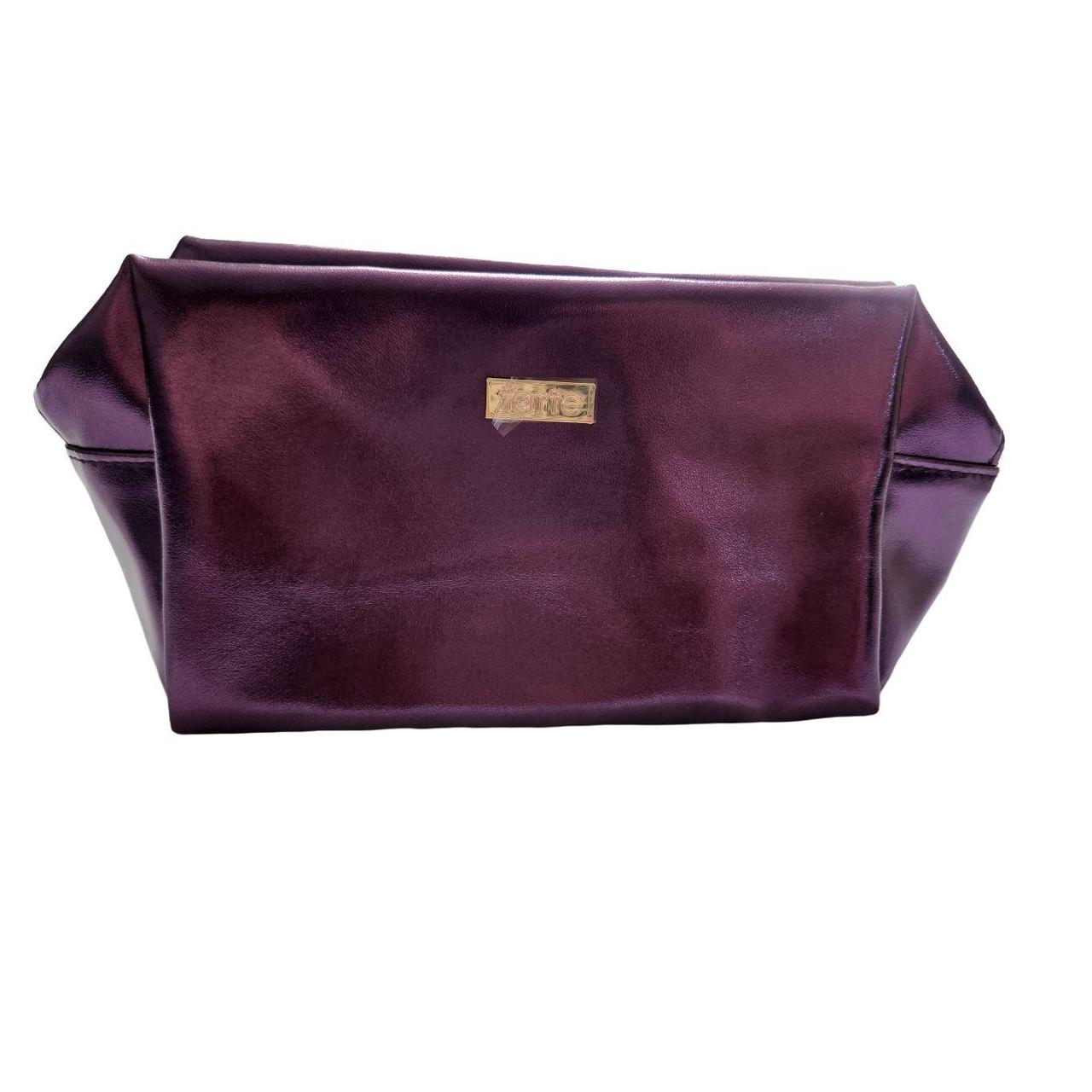 Product Image 1 - •Shiny metallic purple makeup bag