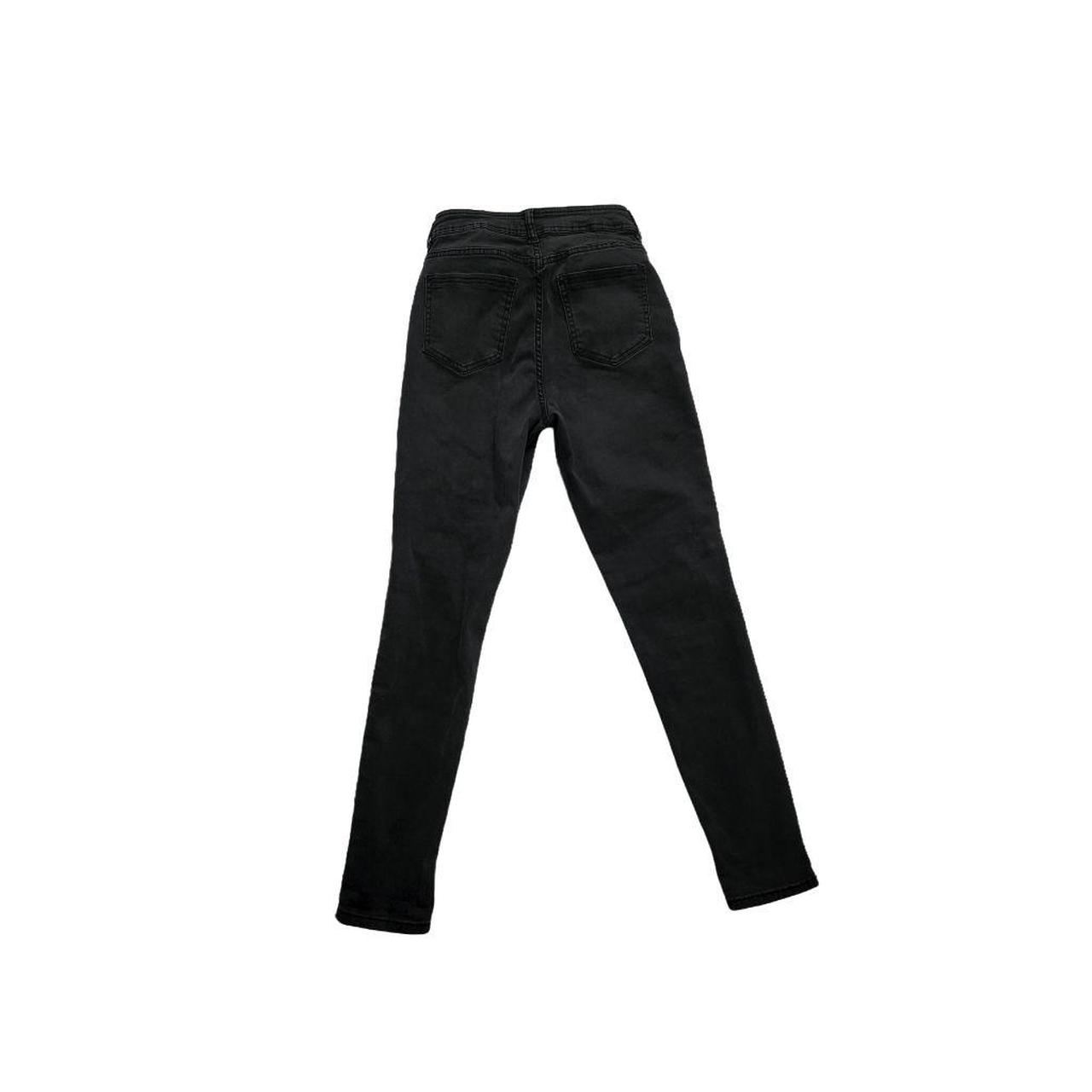 Product Image 2 - •faded black jeans
•moto design
•high rise
•skinny

Approximate