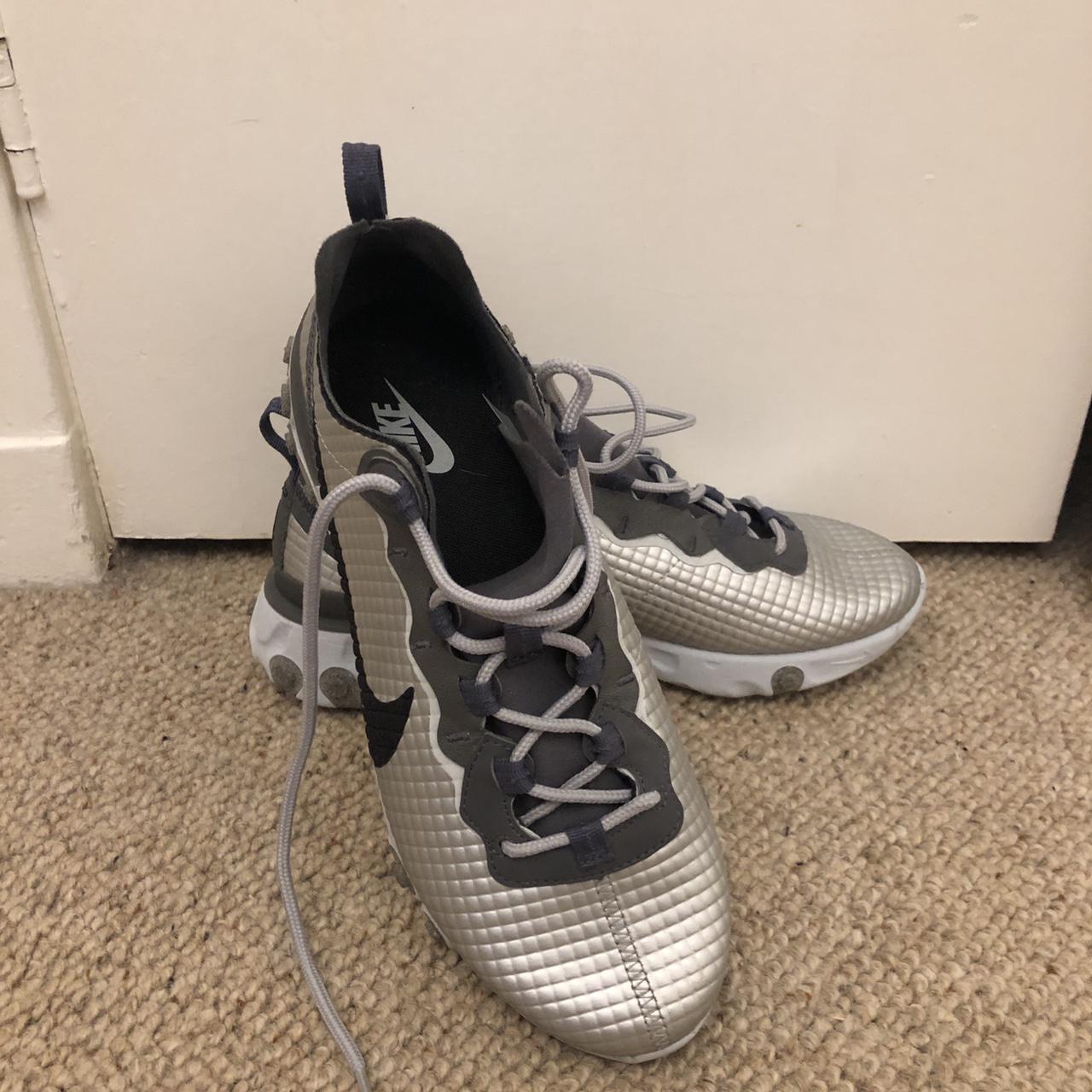 nike react 55 silver