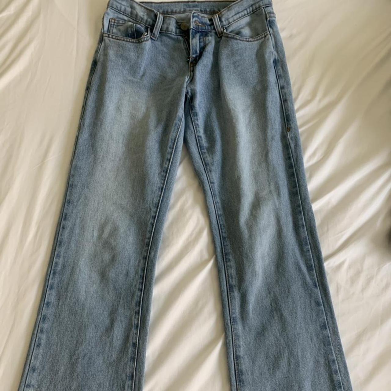 j. galt shanghai low-rise boyfriend jeans size:... - Depop