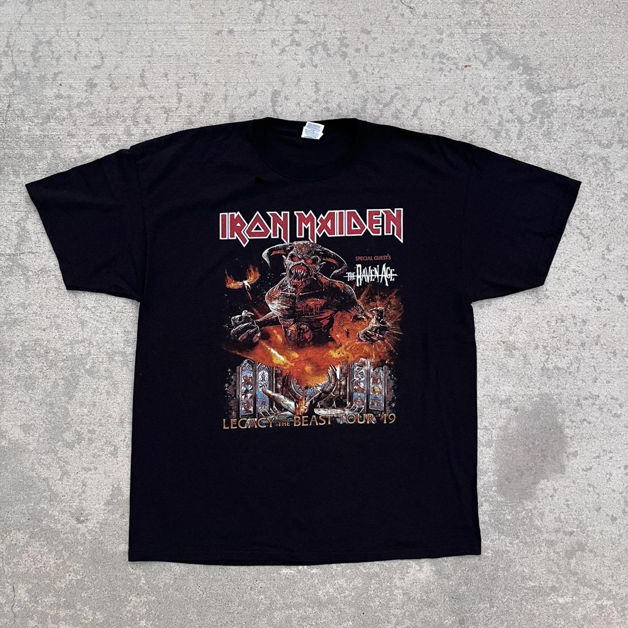 iron maiden 2019 tour shirts