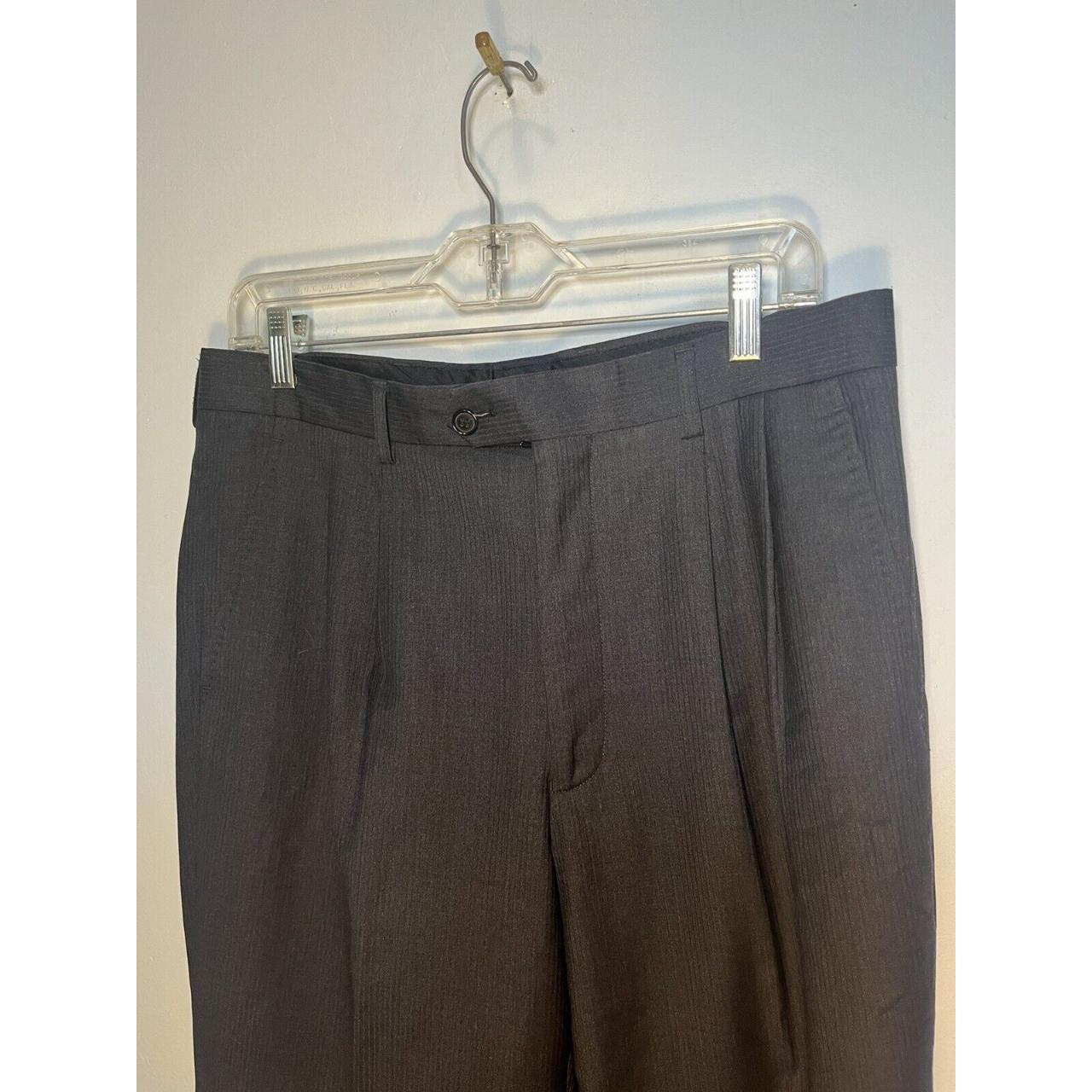 Editions Milano Men's Grey and Black Trousers (3)