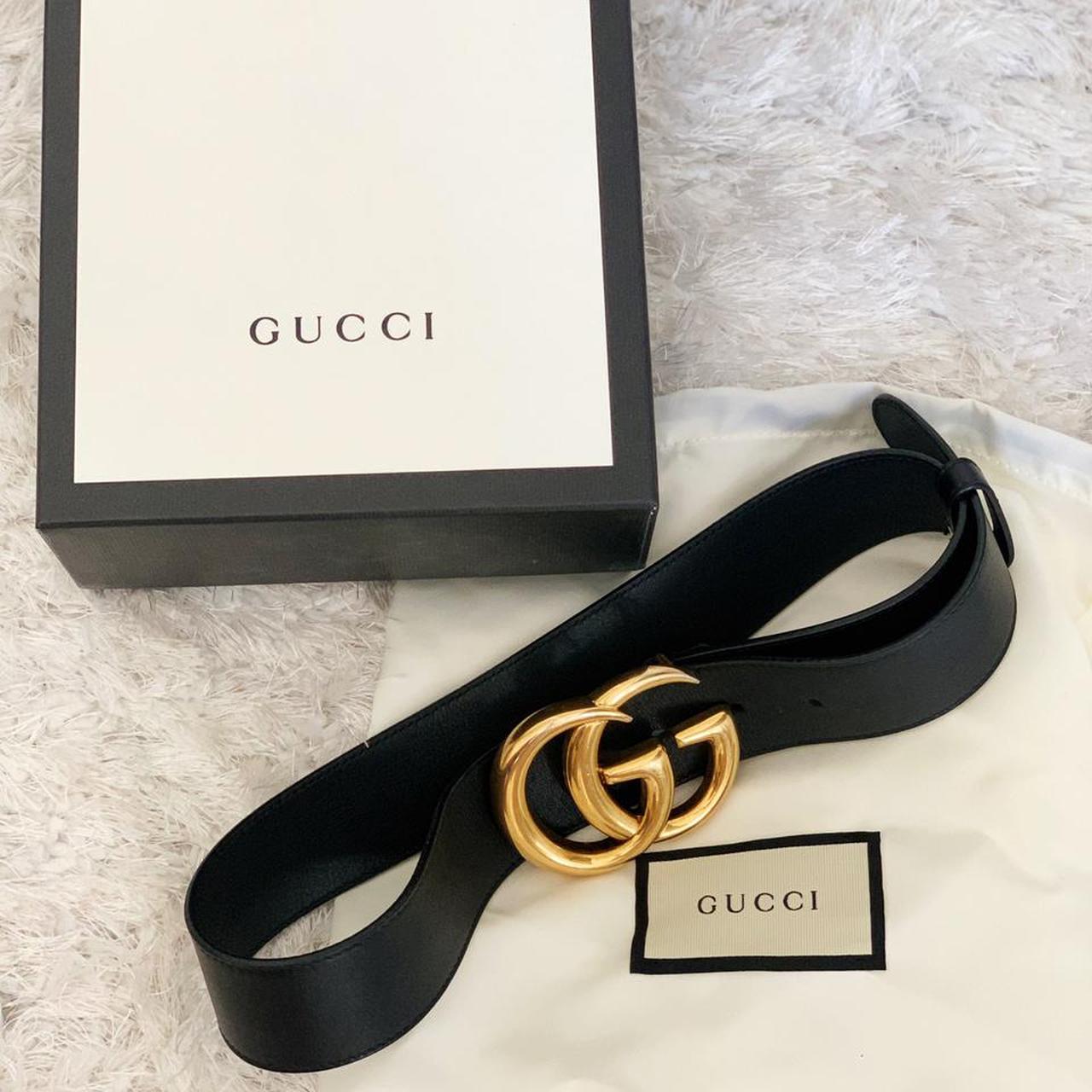 GUCCI Marmont 4cm wide belt from Netaporter RRP. Depop