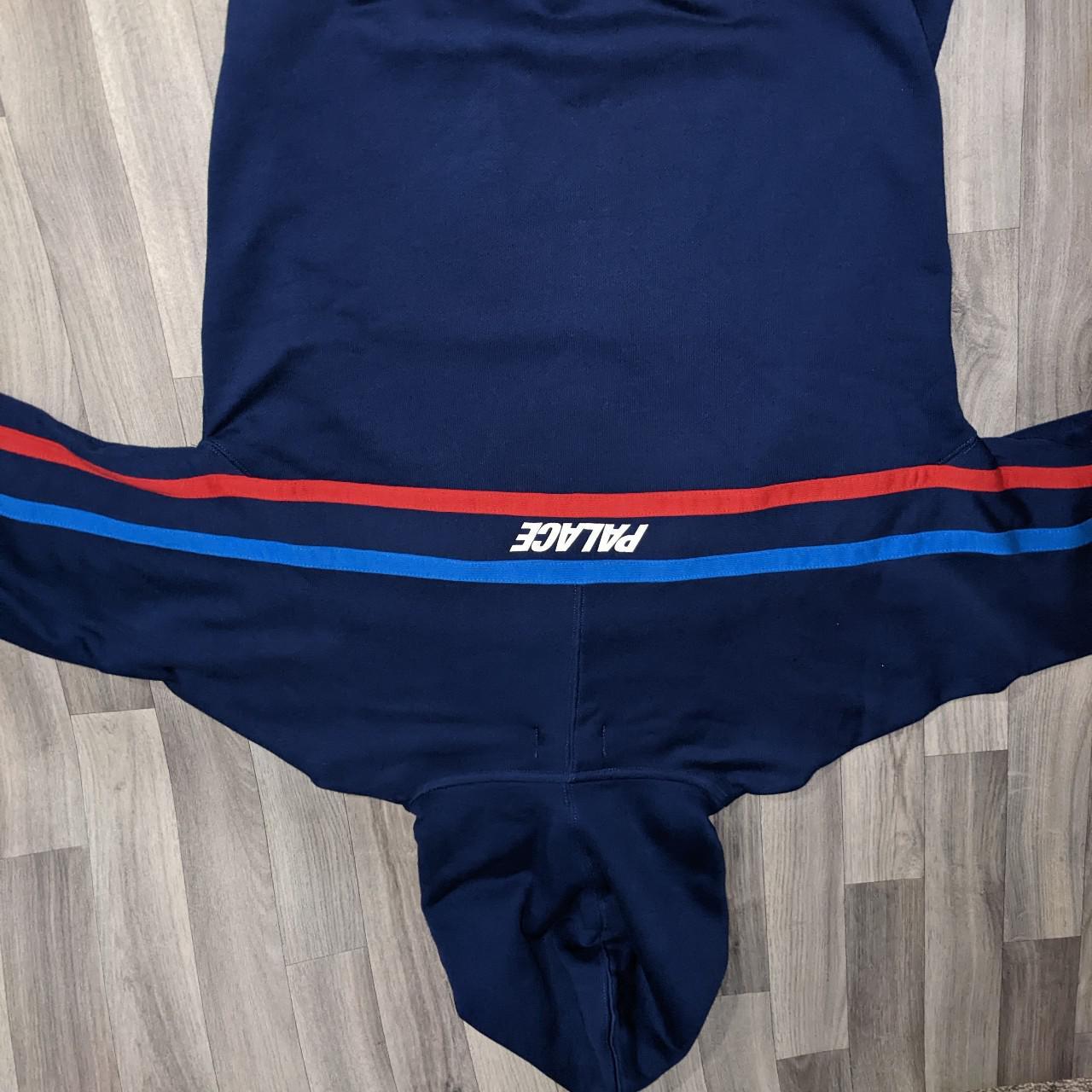 Palace Hoodie S - LINE HOOD navy X - Large (rare) - Depop