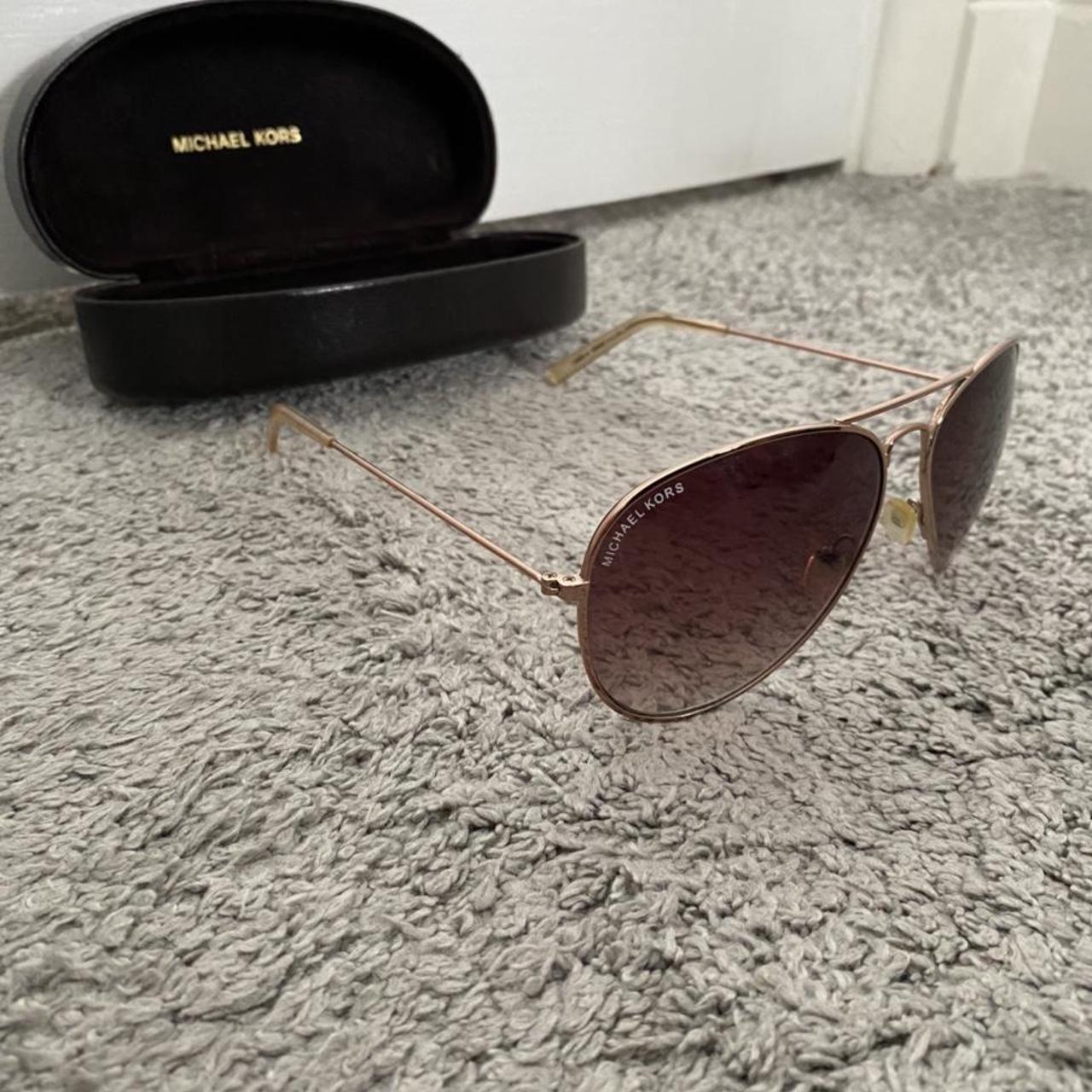 Michael kors rose gold sunglasses - Depop