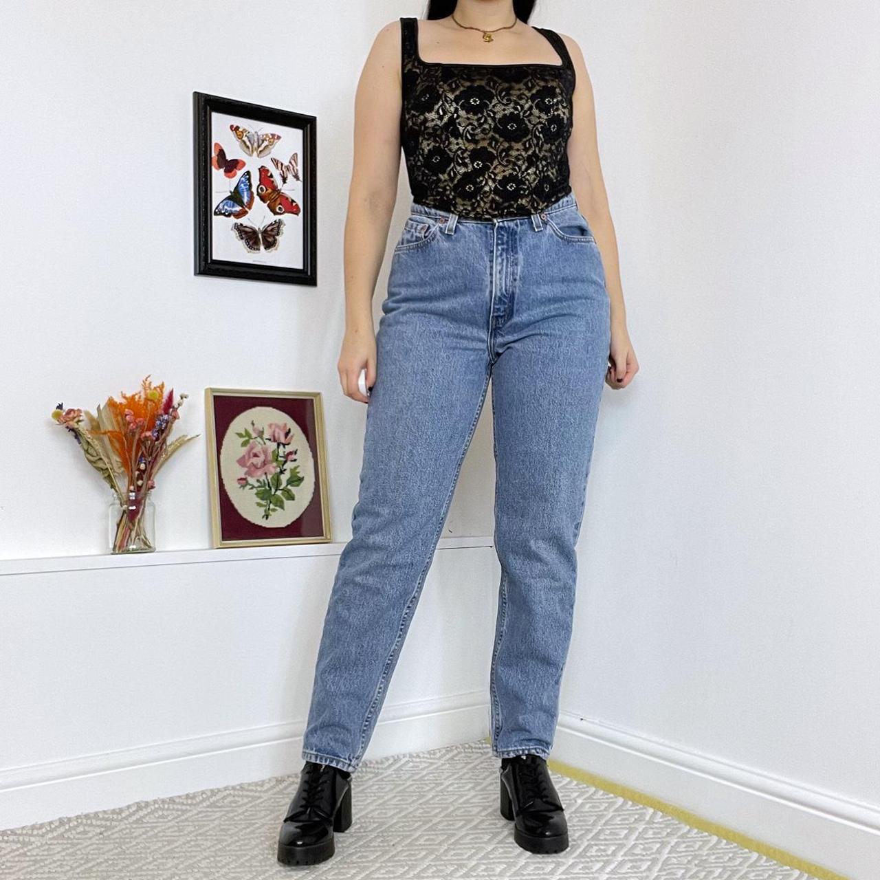 vintage levis 512 high waisted jeans