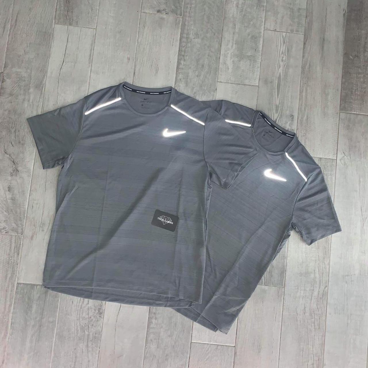 Nargo Grey Nike miler tees Limited sizes available... - Depop