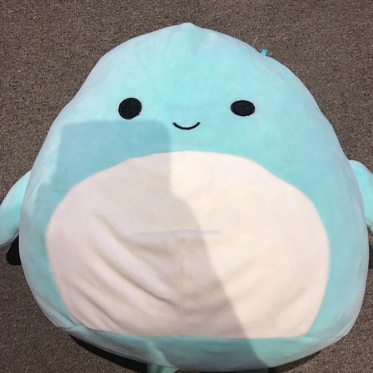 12” Perry the Dolphin Squishmallow In good... - Depop