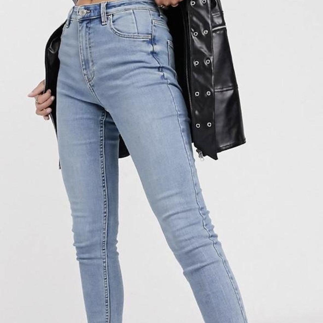 Skinny high rise on sale bershka