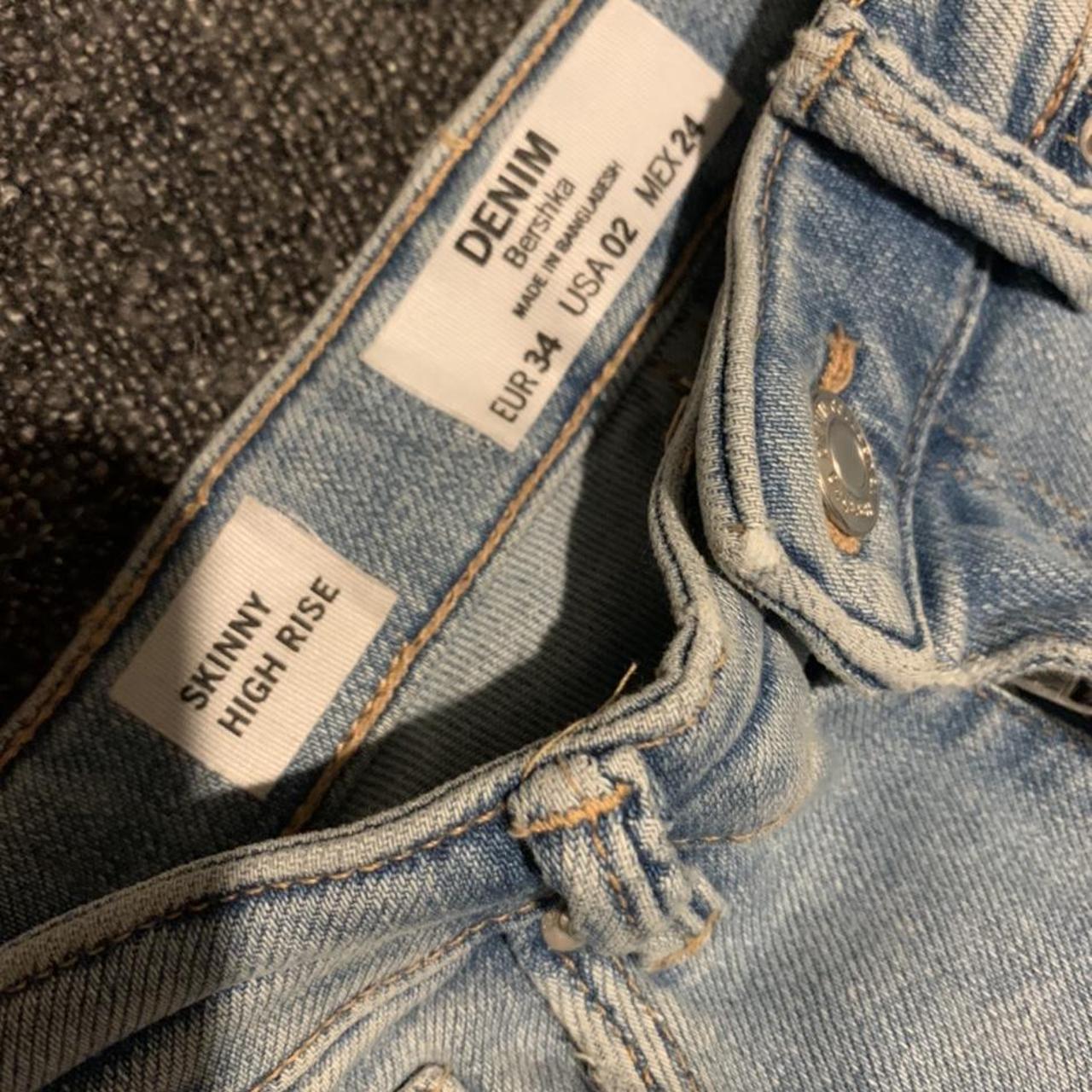 Jeans skinny high sales rise bershka