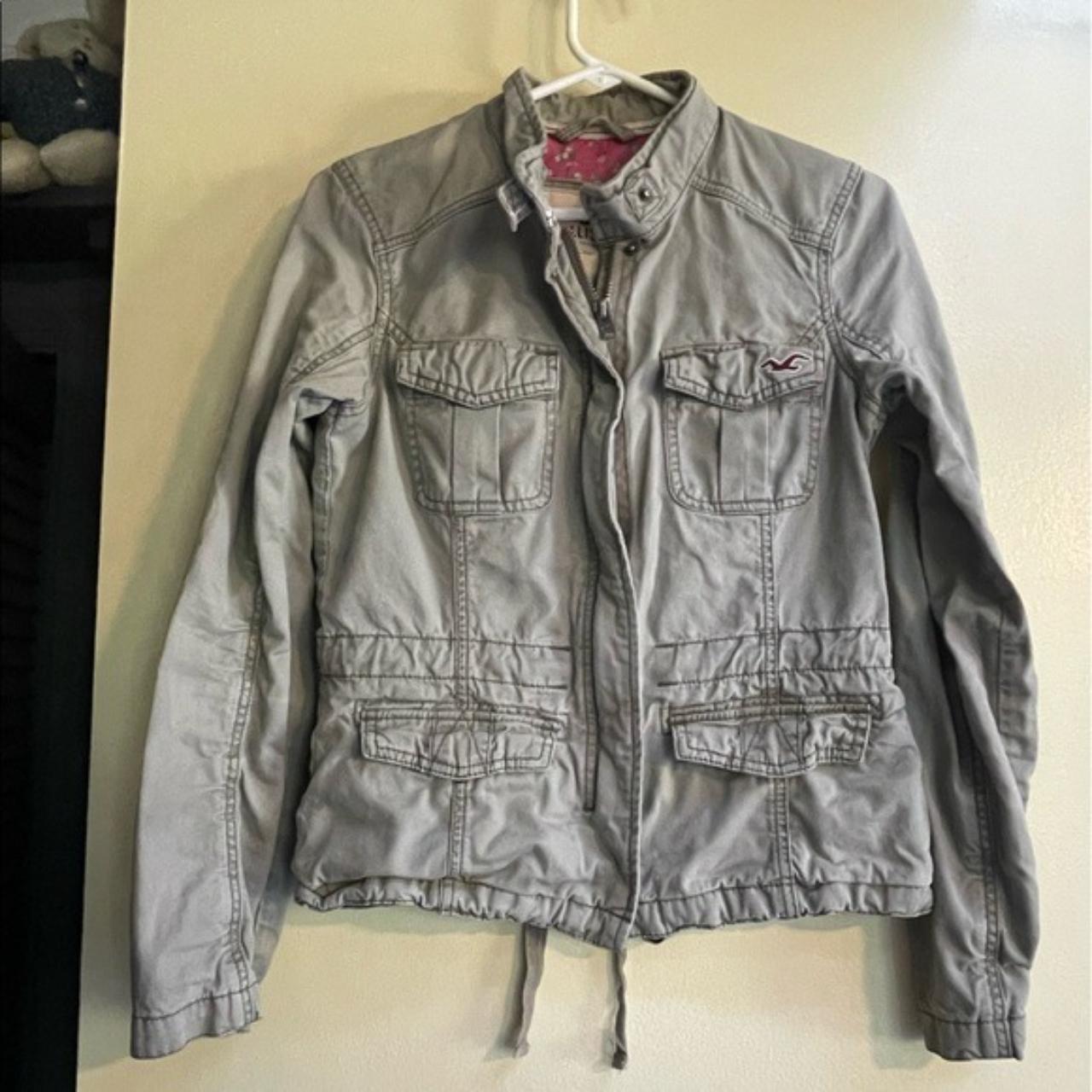 Hollister on sale military jacket