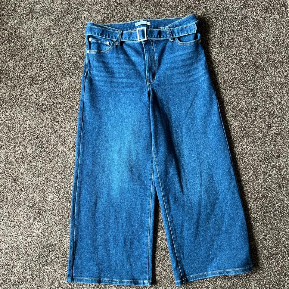 Nine West jeans ~ super wide leg ~ like new ~ dark... - Depop