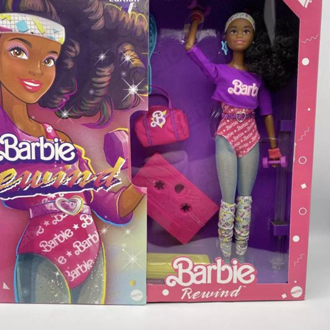 BARBIE REWIND 80'S EDITION AFRICAN AMERICAN BLACK DOLL GYM WORKOUT