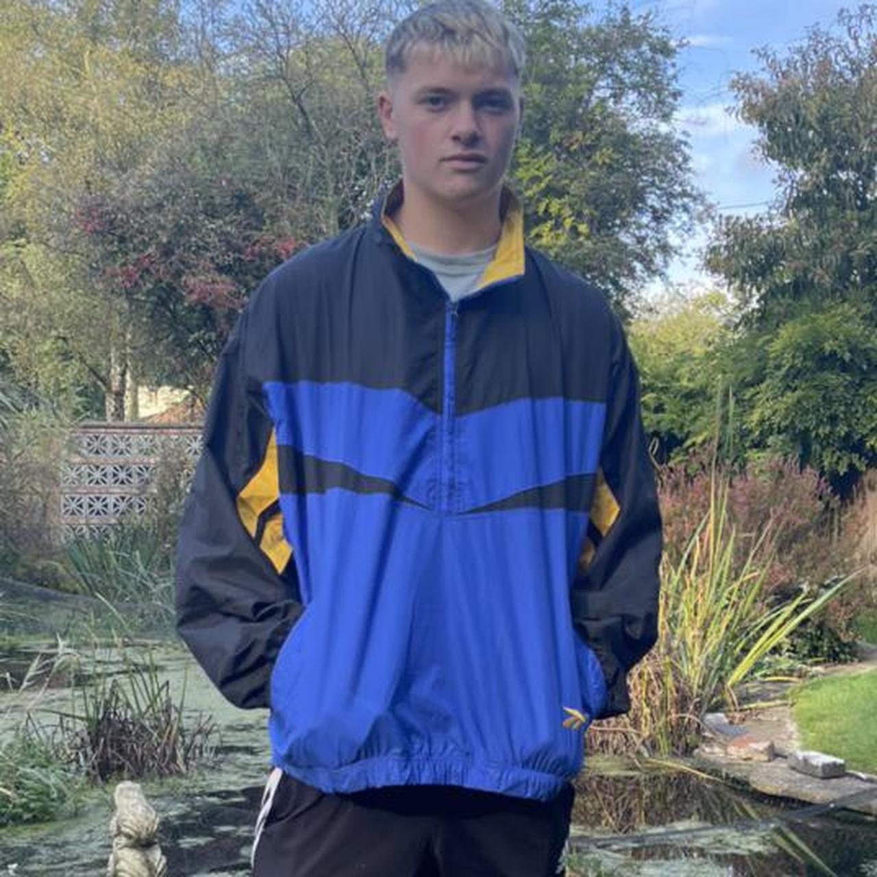 Vintage 90s reebok jacket/quarter zip Great