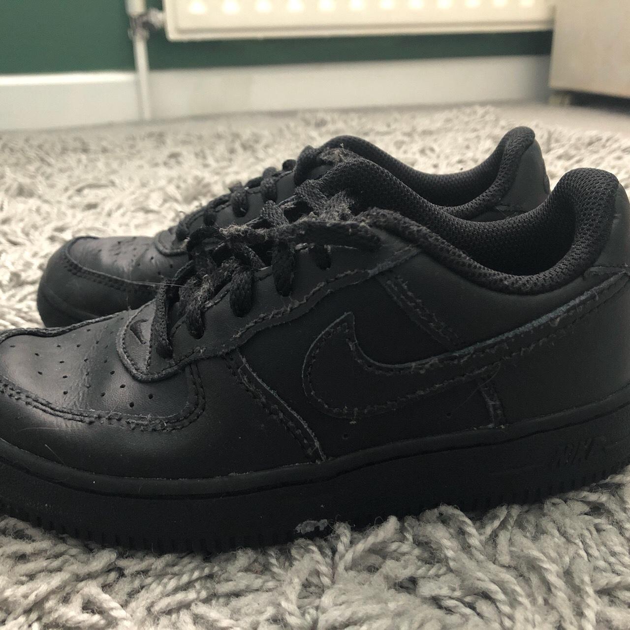 Black Air Force. For kids. Trendy, fashionable... - Depop