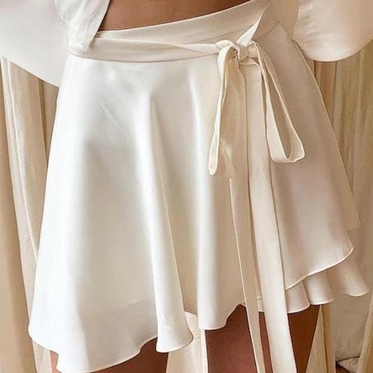 Verge Girl Satin Ballerina Wrap Skirt 🩰 Size... Depop
